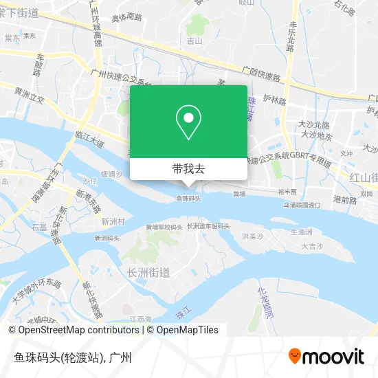 鱼珠码头(轮渡站)地图