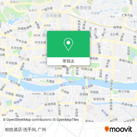 柏悦酒店-洗手间地图