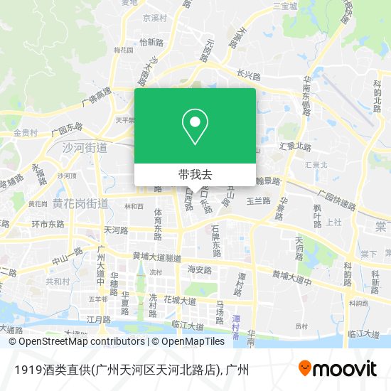 1919酒类直供(广州天河区天河北路店)地图