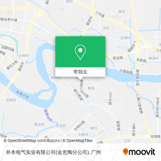 井本电气实业有限公司(金意陶分公司)地图