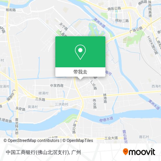 中国工商银行(佛山北滘支行)地图