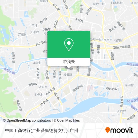 中国工商银行(广州番禺德贤支行)地图