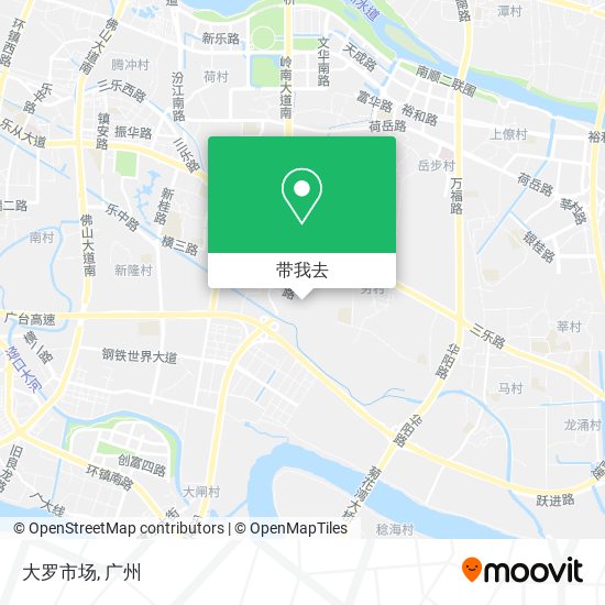大罗市场地图
