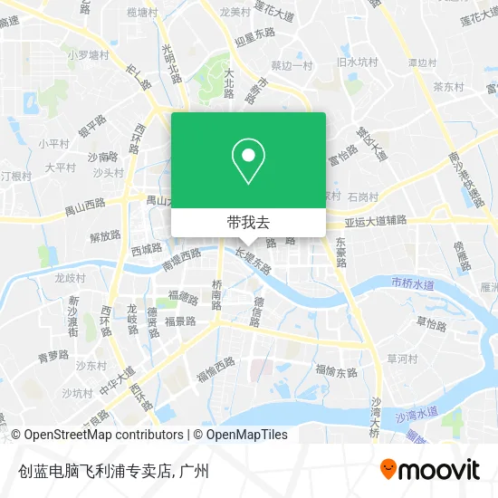 创蓝电脑飞利浦专卖店地图