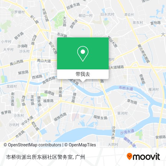 市桥街派出所东丽社区警务室地图