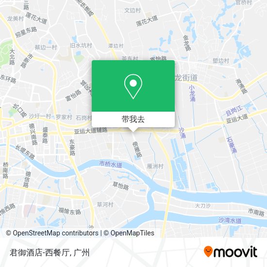 君御酒店-西餐厅地图