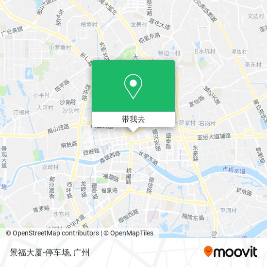 景福大厦-停车场地图