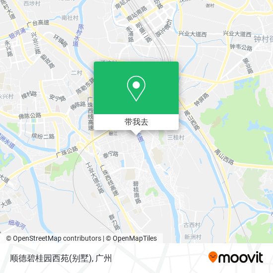 顺德碧桂园西苑(别墅)地图