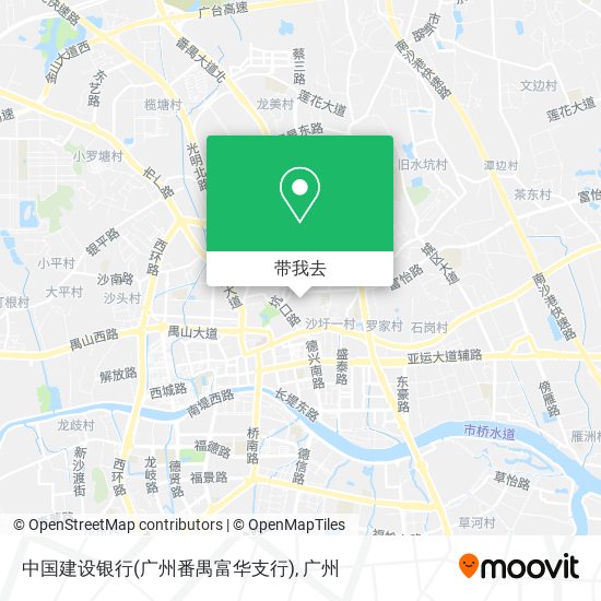 中国建设银行(广州番禺富华支行)地图