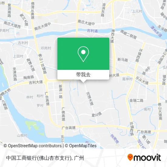 中国工商银行(佛山杏市支行)地图