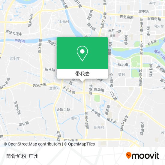 筒骨鲜粉地图