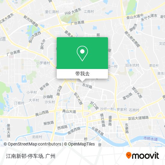 江南新邨-停车场地图