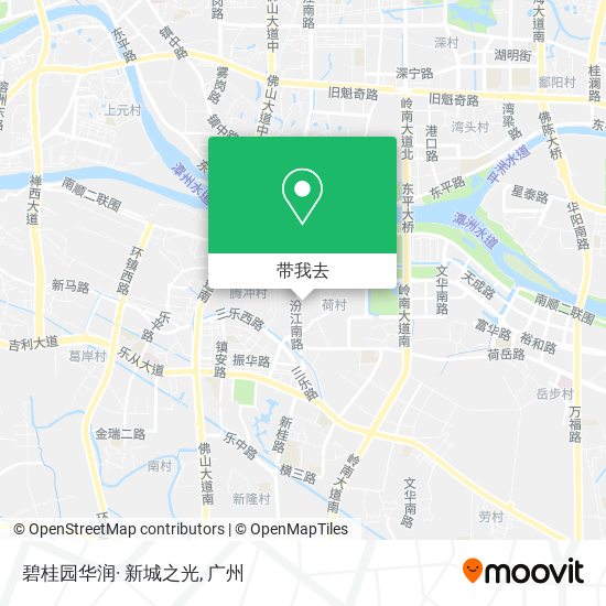 碧桂园华润· 新城之光地图