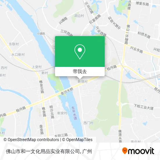 佛山市和一文化用品实业有限公司地图
