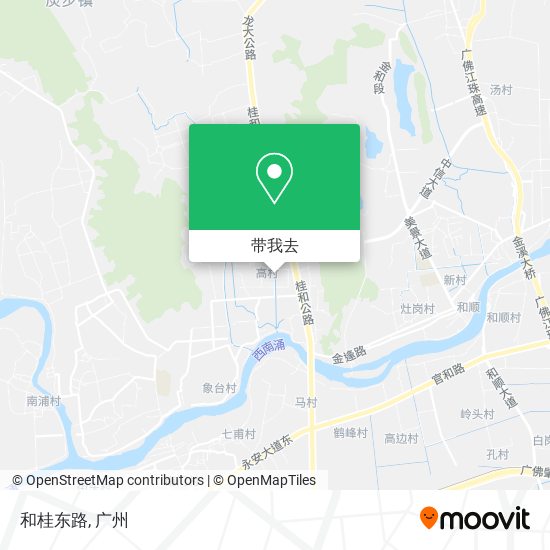 和桂东路地图