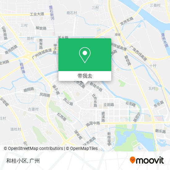 和桂小区地图