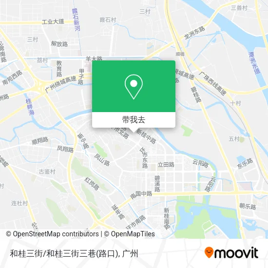 和桂三街/和桂三街三巷(路口)地图