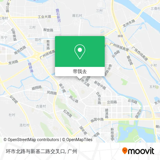 环市北路与新基二路交叉口地图