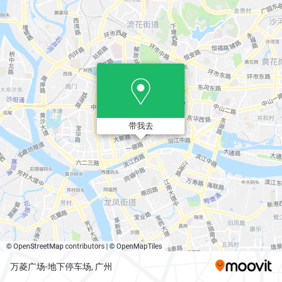 万菱广场-地下停车场地图