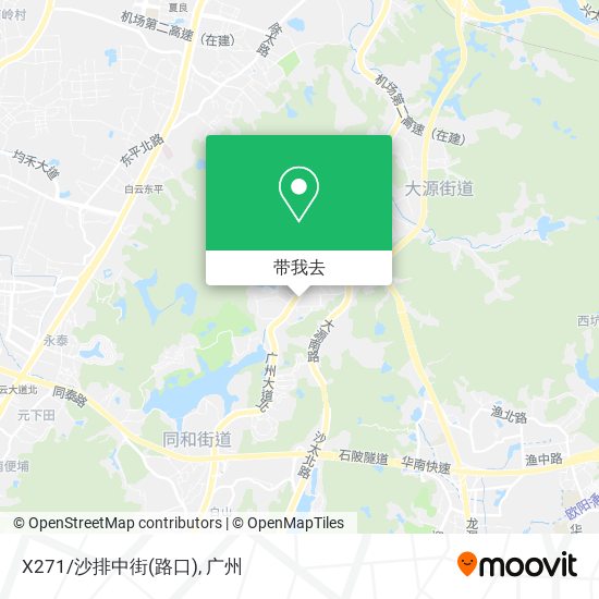 X271/沙排中街(路口)地图