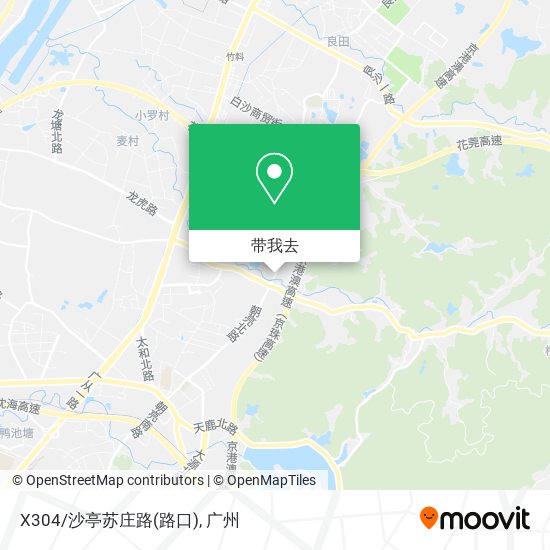 X304/沙亭苏庄路(路口)地图
