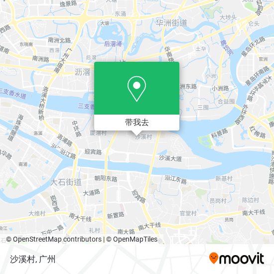 沙溪村地图