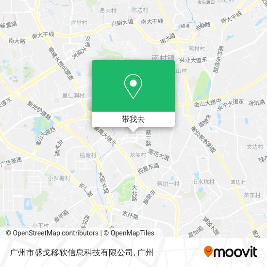 广州市盛戈移软信息科技有限公司地图