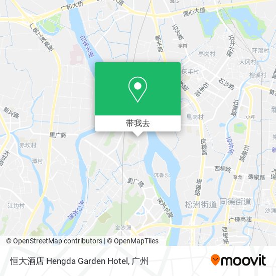 恒大酒店 Hengda Garden Hotel地图