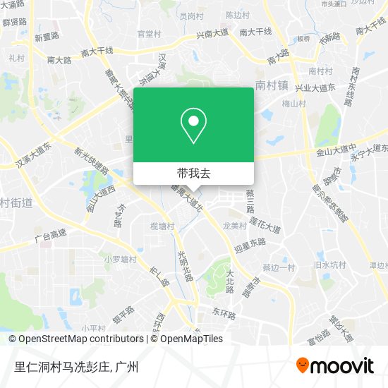 里仁洞村马冼彭庄地图