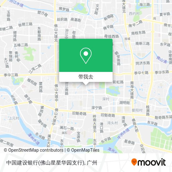 中国建设银行(佛山星星华园支行)地图