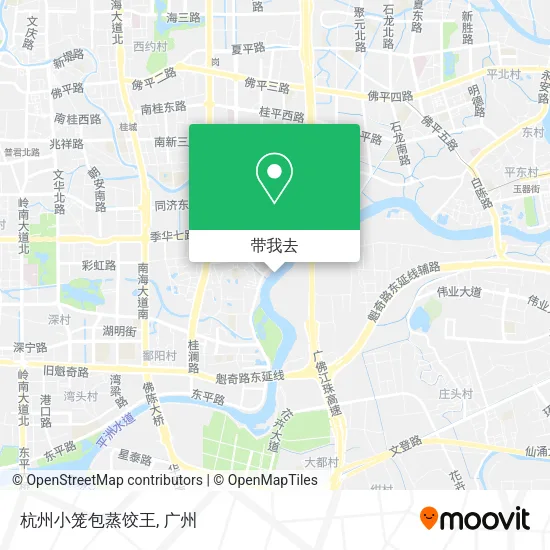 杭州小笼包蒸饺王地图