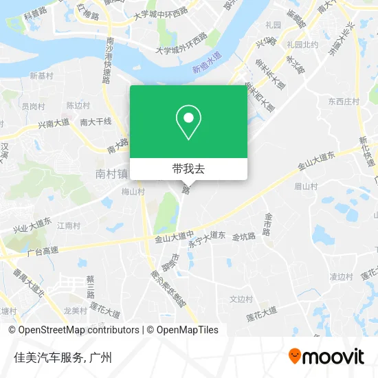 佳美汽车服务地图