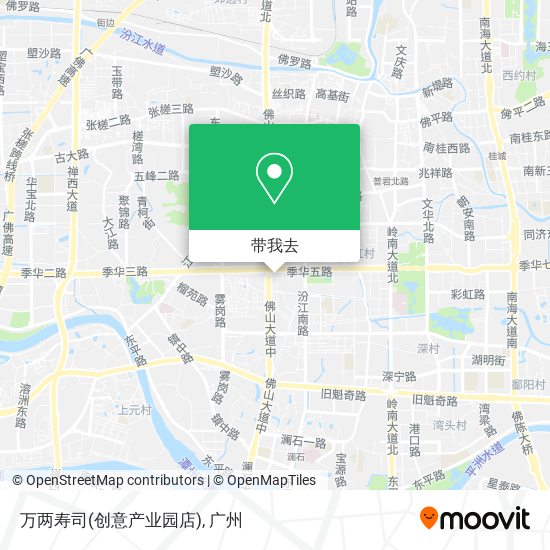 万两寿司(创意产业园店)地图