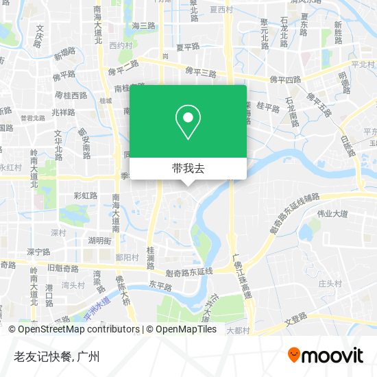 老友记快餐地图