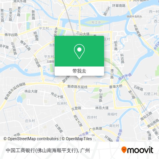 中国工商银行(佛山南海顺平支行)地图