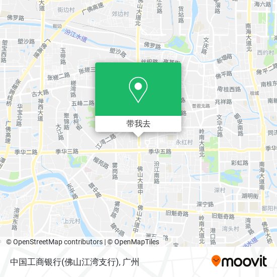 中国工商银行(佛山江湾支行)地图