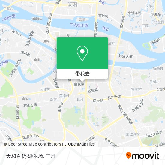 天和百货-游乐场地图