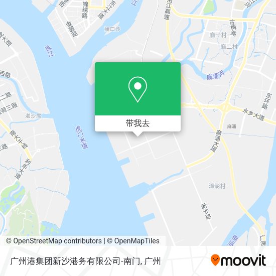 广州港集团新沙港务有限公司-南门地图