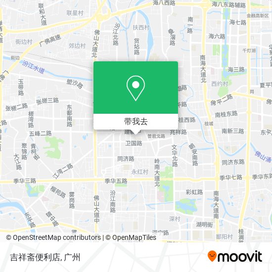 吉祥斋便利店地图