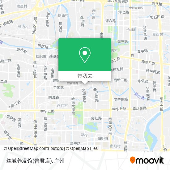 丝域养发馆(普君店)地图