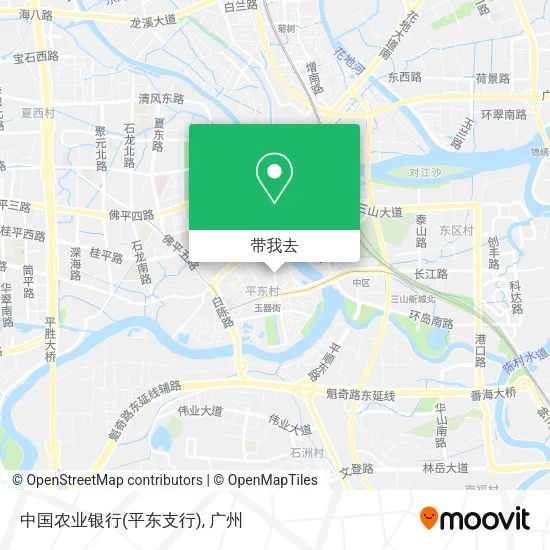 中国农业银行(平东支行)地图