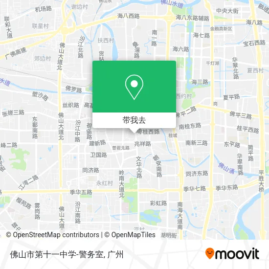 佛山市第十一中学-警务室地图