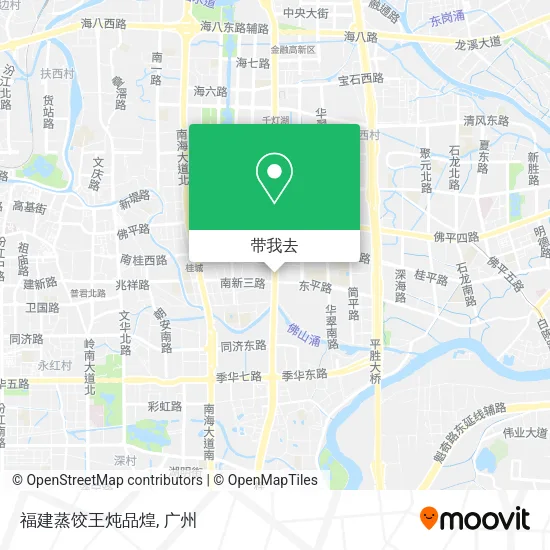 福建蒸饺王炖品煌地图