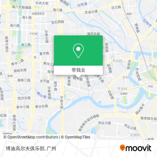 博迪高尔夫俱乐部地图