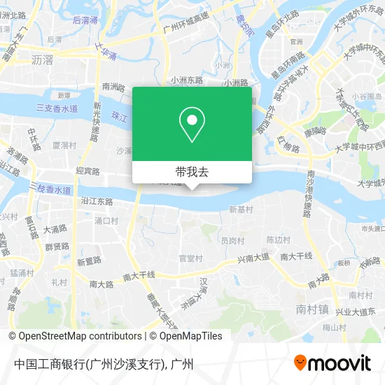 中国工商银行(广州沙溪支行)地图