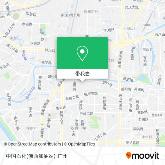 中国石化(佛西加油站)地图