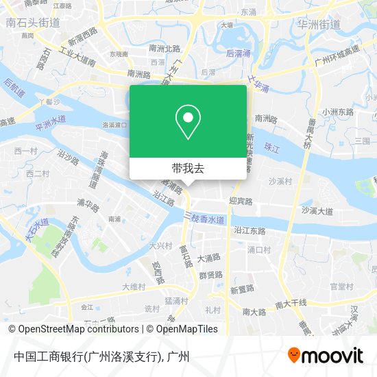 中国工商银行(广州洛溪支行)地图