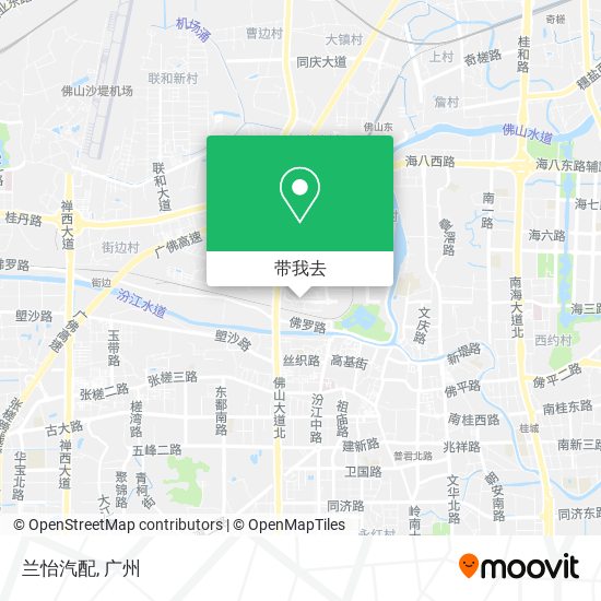 兰怡汽配地图