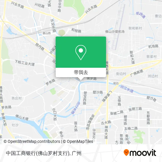 中国工商银行(佛山罗村支行)地图
