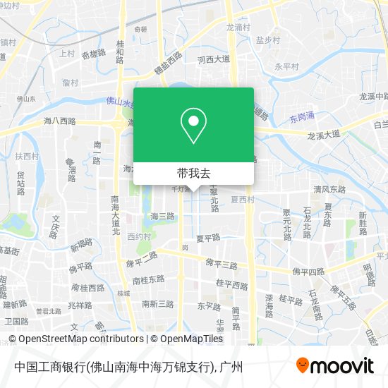 中国工商银行(佛山南海中海万锦支行)地图